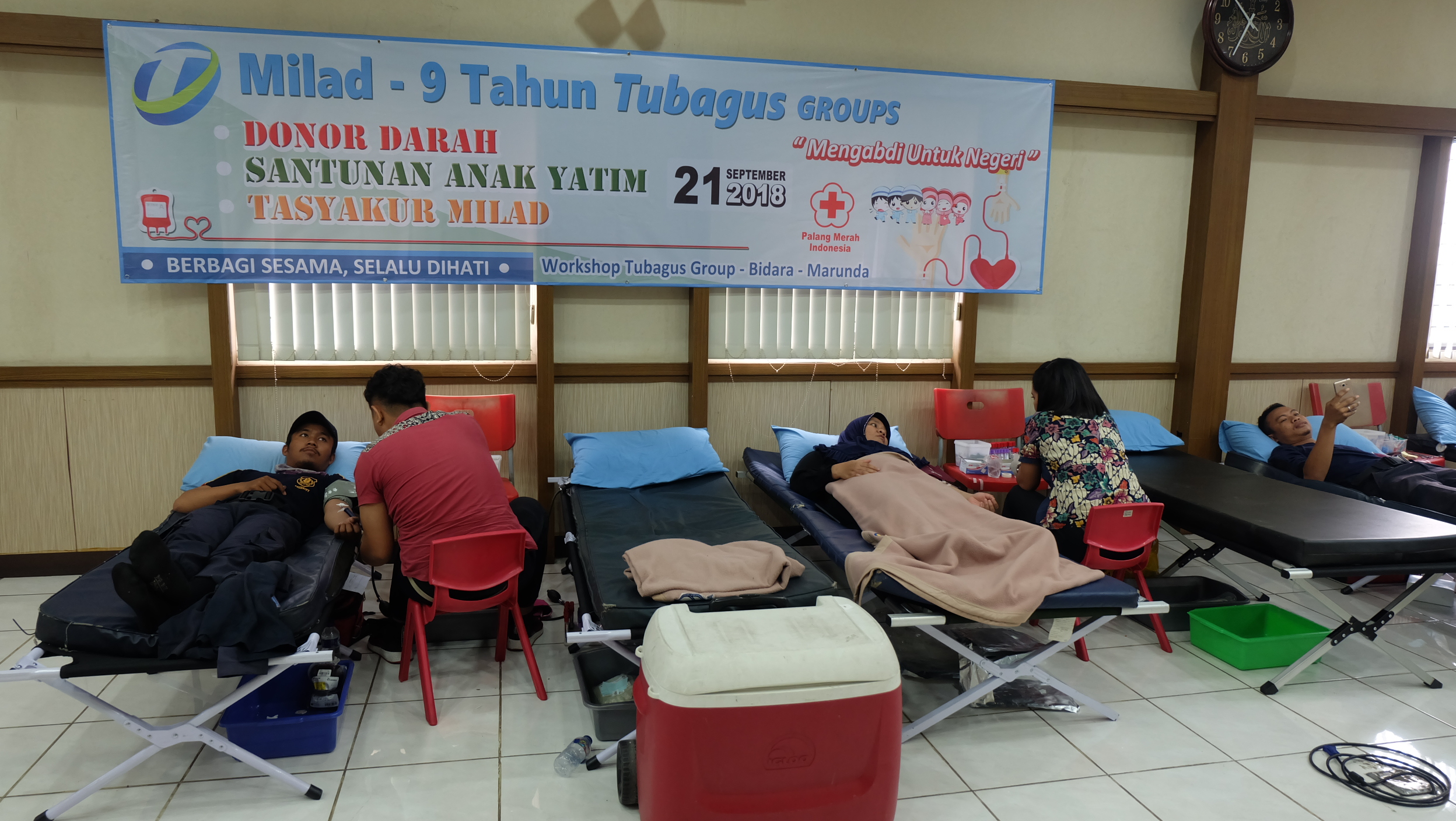 Peserta Donor Darah Karyawan Tubagus Groups