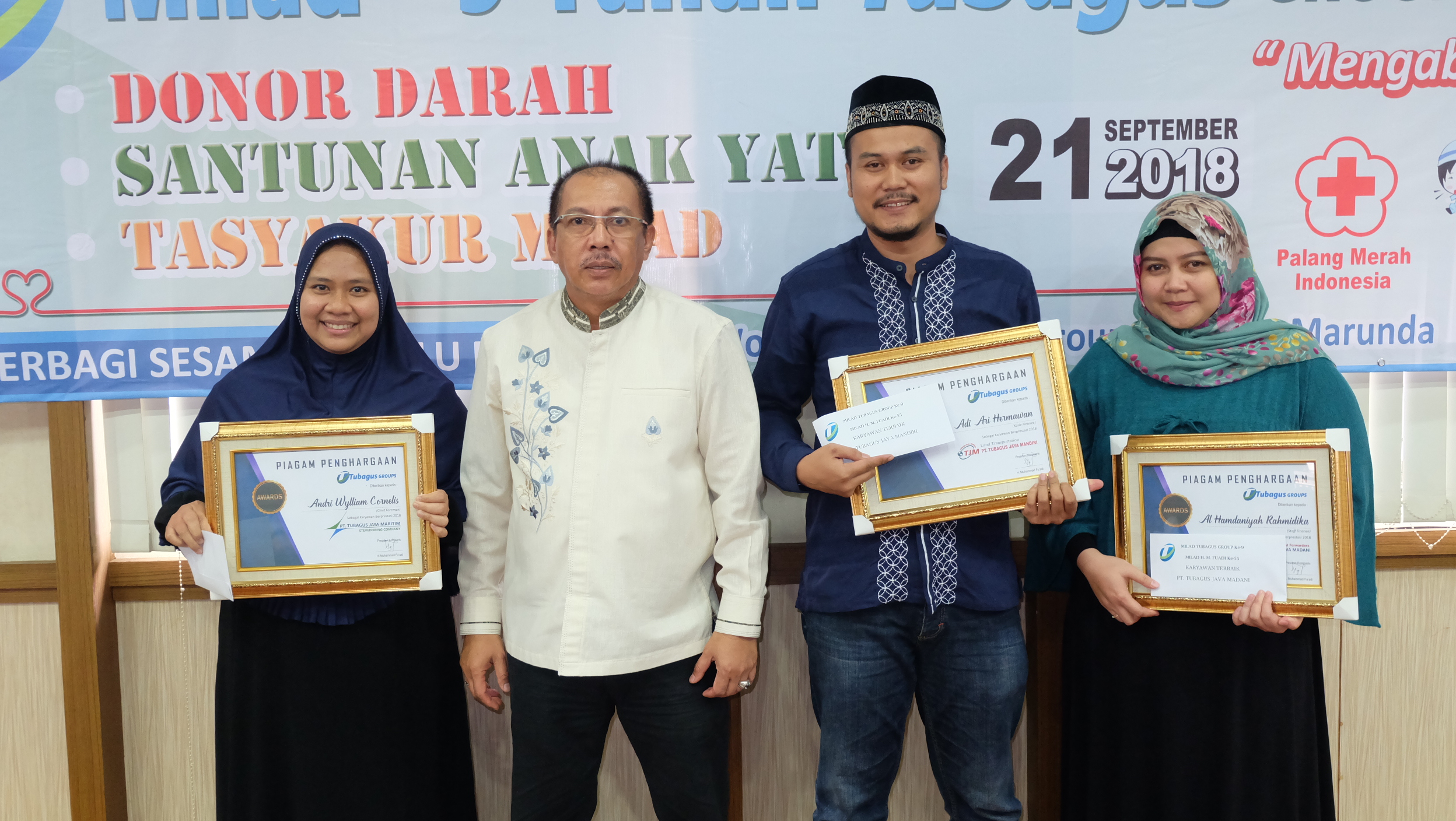 Anugrah Terbaik kepada karyawan berprestasi 2018