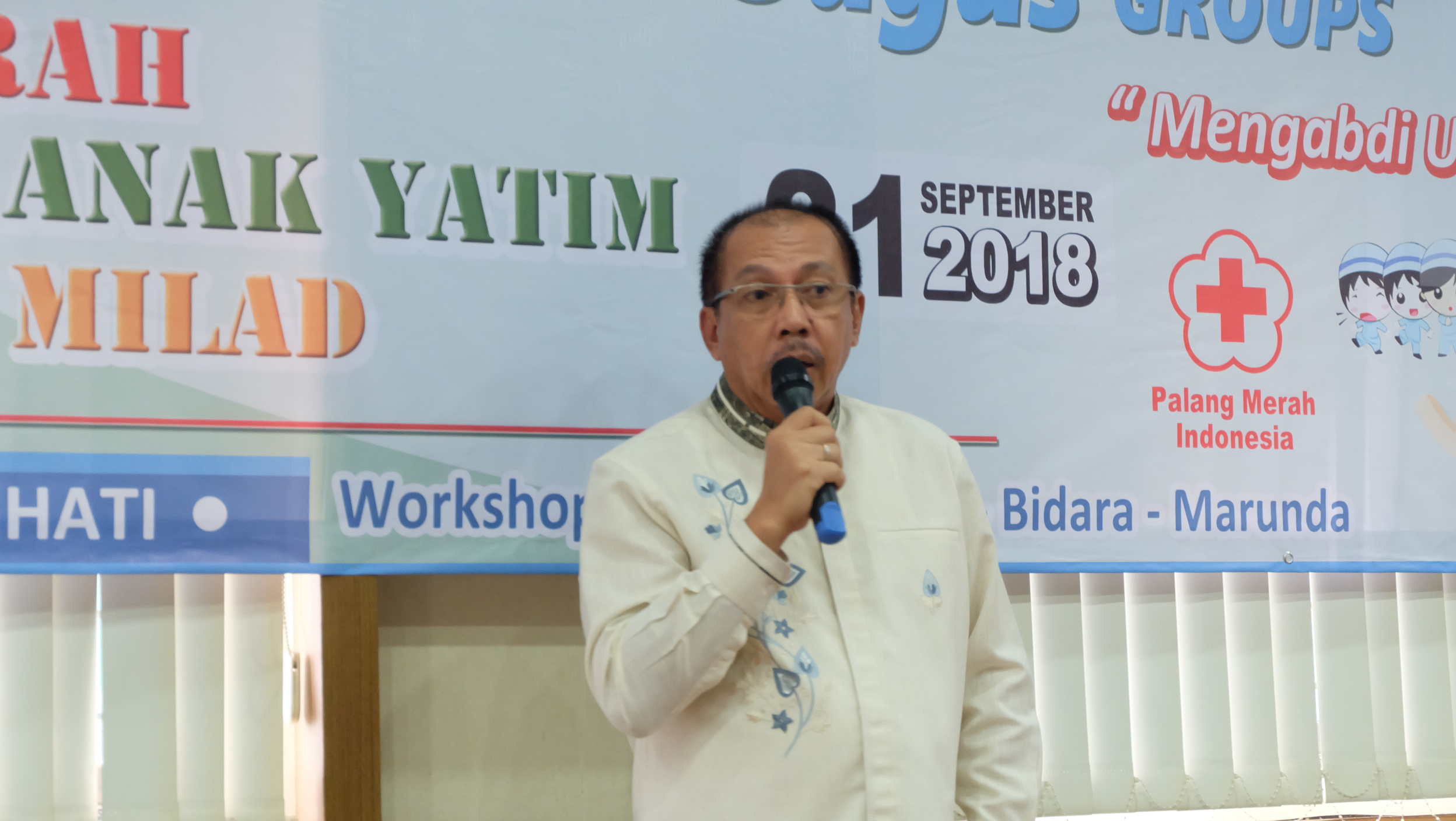 Sambutan Acara oleh owner Tubagus Groups Bpk. H. M. Fuadi